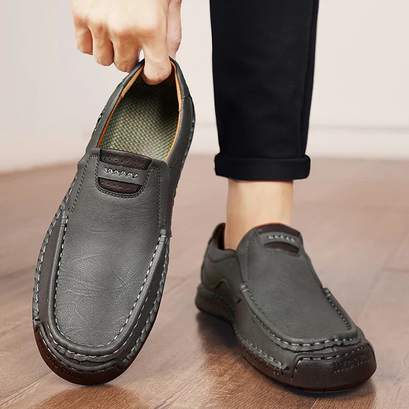Romano Genuine Leather Slip-On Shoe
